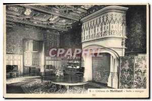 Old Postcard Meillant Chateau Dining Room