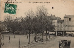 CPA ISSOIRE Place d'Espagne (1254684)