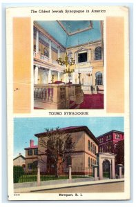 Touro Synagogue Newport RI Rhode Island Postcard (EO2)