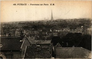 CPA PUTEAUX Panorama sur Paris (413117)