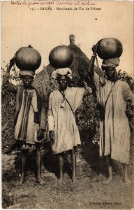 PC DAKAR MARCHAND DE VIN DE PALMES ETHNIC TYPES SENEGAL (a35545)