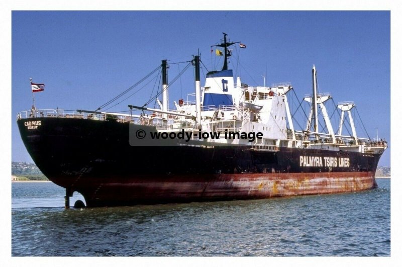 mc4519 - Lebanese Cargo Ship - Cadmus , built 1972 - photo 6x4