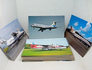 Job Lot 48x New Unused Vintage Aircraft Jets Warplanes Postcards