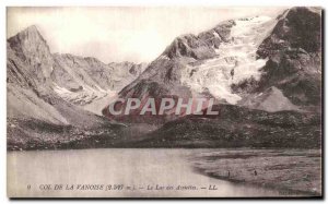 Old Postcard Col De La Vanoise Lake Plates