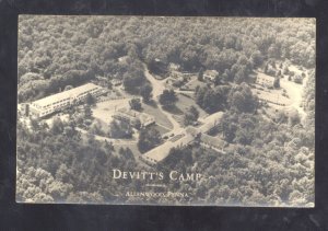 RPPC ALLENWOOD PENNSYLVANIA PA. DEVITT'S CAMP VINTAGE REAL PHOTO POSTCARD