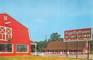 Cape Craft Pine of Virginia, Norge, VA Decor Roadside c1960s Vintage Postcard