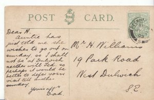 Genealogy Postcard - Family History - Williams - West Dulwich - London S.E CC665