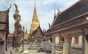 Golden Chedi, Yak Demon Giant Bangkok Thailand 1965 