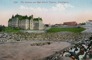Postcard Early View of Stadium & High School in Tacoma, WA.     N3