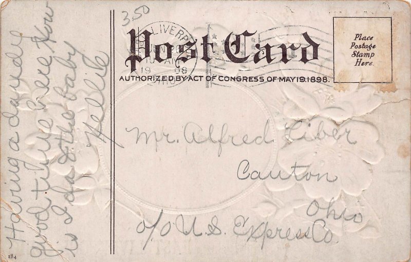 J83/ East Liverpool Ohio Postcard c1910 Greetings from 142