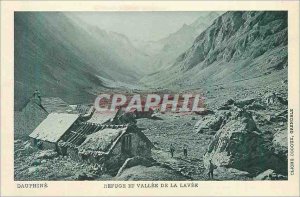 Old Postcard Dauphine refuge and the washed Valley