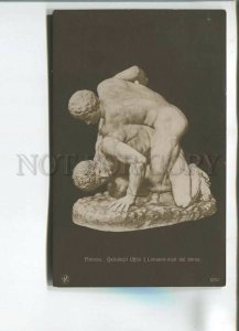 482234 Italy UFFIZI Wrestlers NUDE Men Vintage postcard NPG