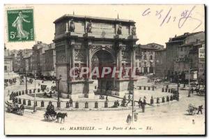 Old Postcard Marseille La Porte d & # 39Aix