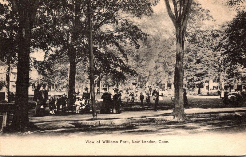 Connecticut New London View Of Williams Park