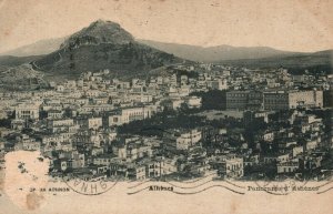 Greece Athens Panorama Vintage Postcard 03.86