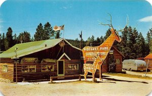 Hideaway Park Colorado Hideaway Park Store and Fawn Motel Postcard AA79842