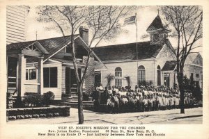 Postcard St. Joseph's Mission For The Colored in New Bern, North Carolina~117483