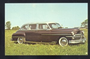 1950 DE SOTO CUSTOM 9 PASSENGER CAR DEALER ADVERTISING POSTCARD DESOTO