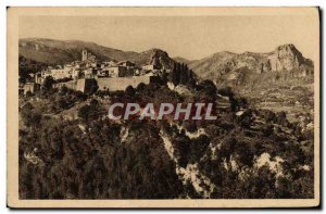 Old Postcard Saint Paul Saint Jeannet Baou View from Saint Antonin Piol