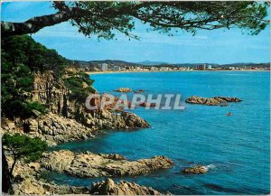 Modern Postcard Costa Brava San Antonio de Calonge to Treumal