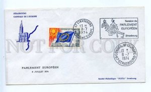 418281 FRANCE Council of Europe 1974 year Strasbourg European Parliament COVER