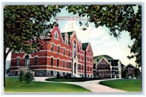 Pocatello Idaho Postcard Dormitories State Academy Building 1910 Vintage Antique