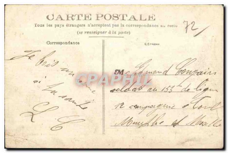 Bonnetable - Le Chateau - Old Postcard