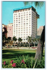 c1960's The Columbus Hotel Exterior Miami Florida FL Unposted Vintage Postcard