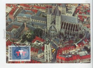 450612 Belgium 1993 year First Day maximum card Tournai