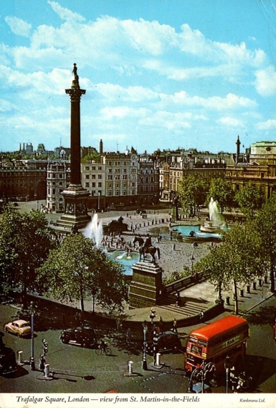 England London Trafalgar Square View From St Martin In The Fields 1973