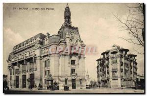 Carte Postale Ancienne Poste Dijon Hotel des Postes