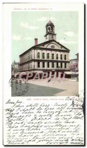 Old Postcard Faneuil Hall Boston Mass