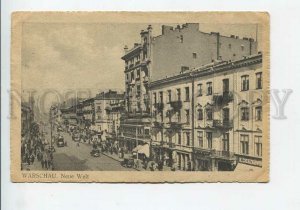 435974 POLAND German occupation of Warsaw New World Vintage postcard