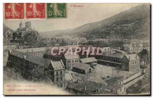 Postcard Old Foix lycée lakanal