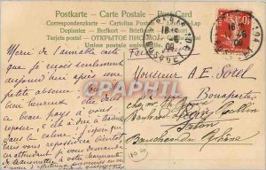 Postcard Old Boat Landscape