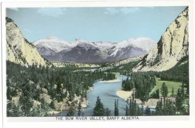 RP The Bow River Valley Banff Alberta Canada