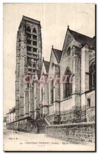 Chateau Thierry - Church St Crepin - Old Postcard