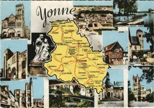 CPM Yonne - Map - Town Scenes (1195988)