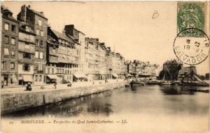 CPA HONFLEUR - Perspective du Quai Ste-Catherine (516401)