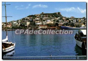 Postcard Modern Kavala Port View From The Fortress