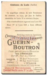 Chromo Chocolate Guerin Boutron Château du Lude