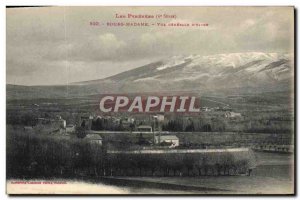 Old Postcard Bourg Madame Vur Generale d & # 39hiver