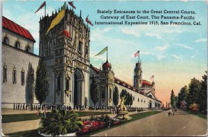 Great Central Courts Panama Pacific International Exposition San Francisco C176