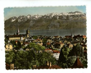 Switzerland - Lausanne. Bird's Eye View  RPPC (3.5 X 2.625 - NOT a postcard)