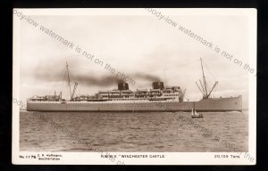 UC098 - Union Castle Liner - Winchester Castle - postcard by Hoffmann