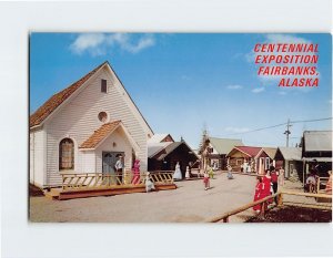 Postcard Alaska 67 Centennial Exposition, Fairbanks, Alaska