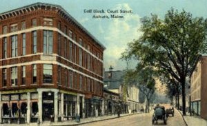 Goff Block, Court St. - Auburn, Maine ME  