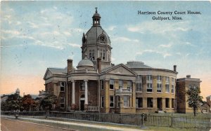 J57/ Gulfport Mississippi Postcard c1910 Harrison County Court House  30