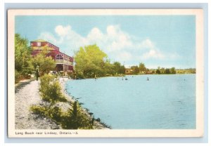 Vintage Long Beach Lindsay Ontario Postcard P158E