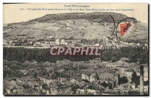 Old Postcard General view of the northern part of the Mont Saint Michel City ...